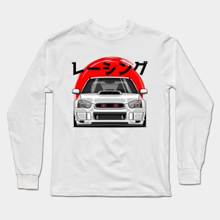 White Impreza WRX STI Blobeye Long Sleeve T-Shirt